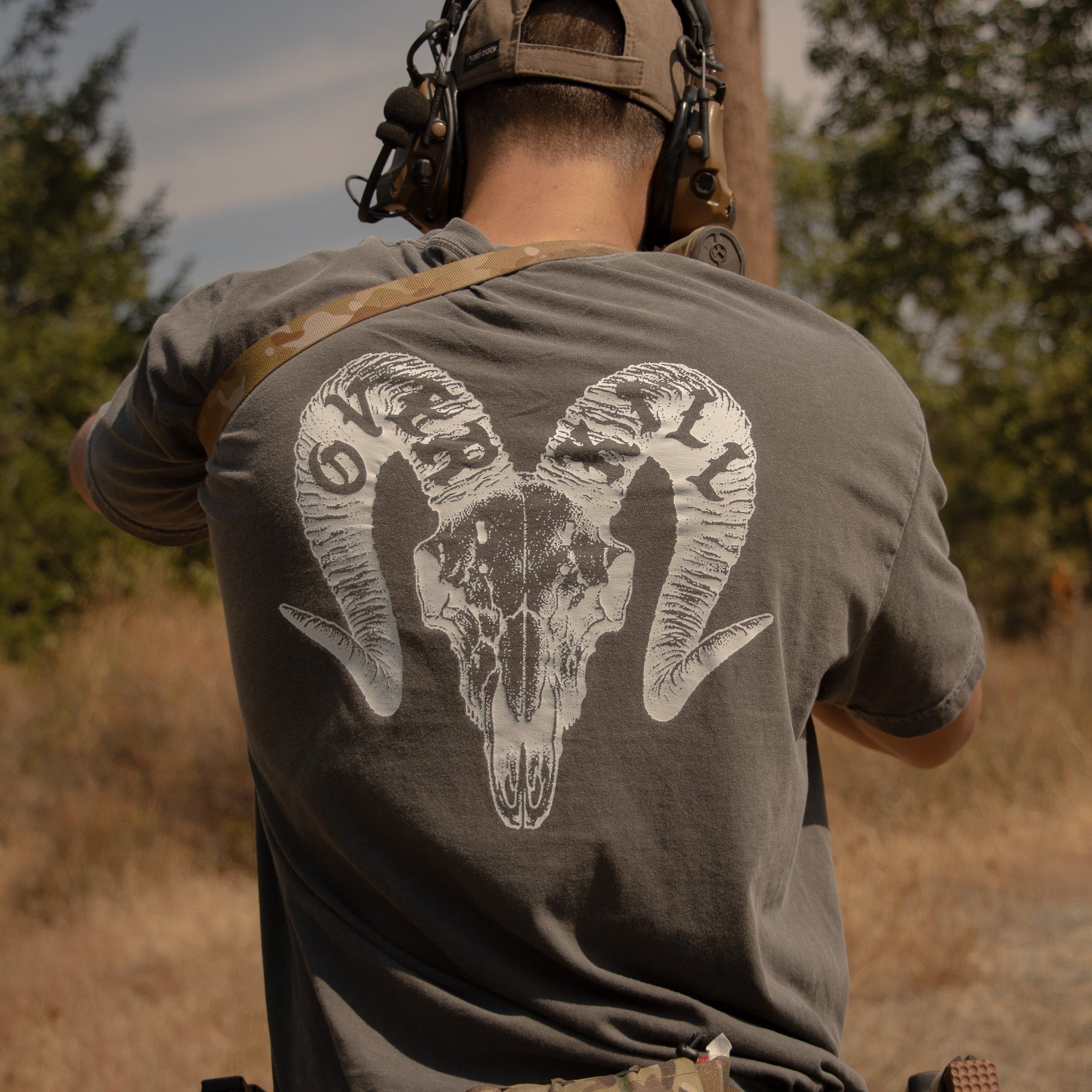 Sheep Skull Heavy Weight Shirt